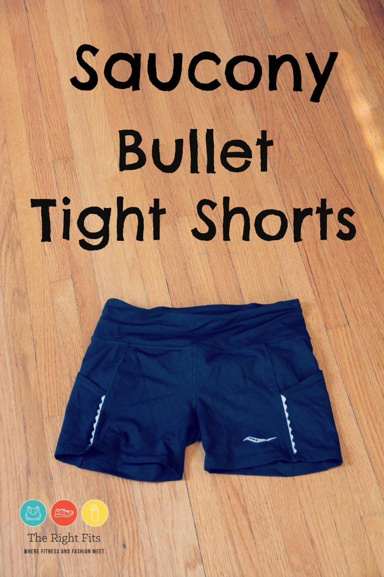 saucony bullet tight running shorts